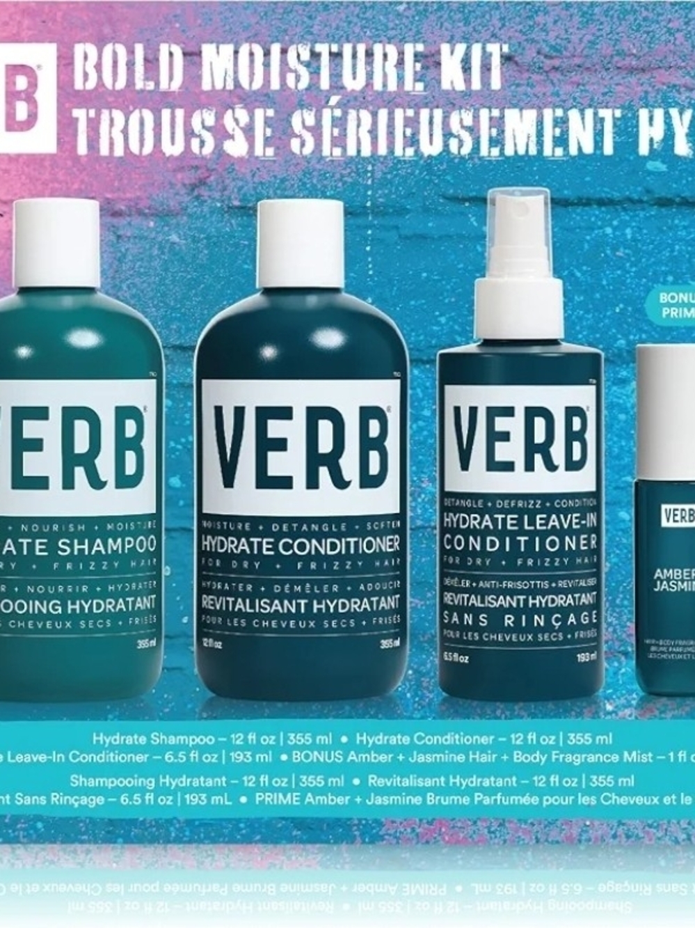 Verb Bold Moisture Kit – Teal Hydrating Hair Care Set for Women